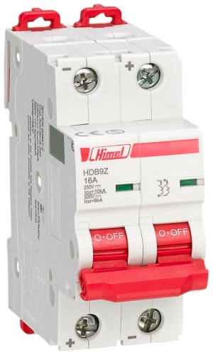 Himel автоматический выключатель 2P 10 A, 6 кА, 500 В