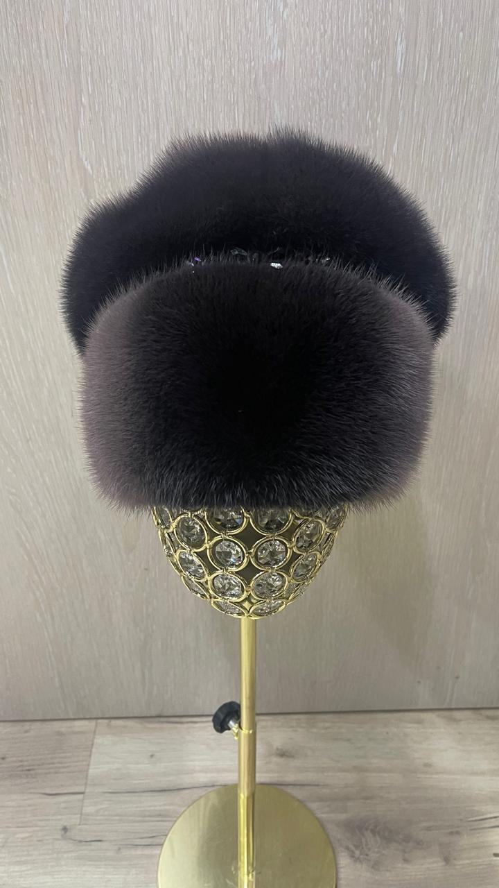 Шапка SemiFur размер 56, 57, 58, 59, мультиколор