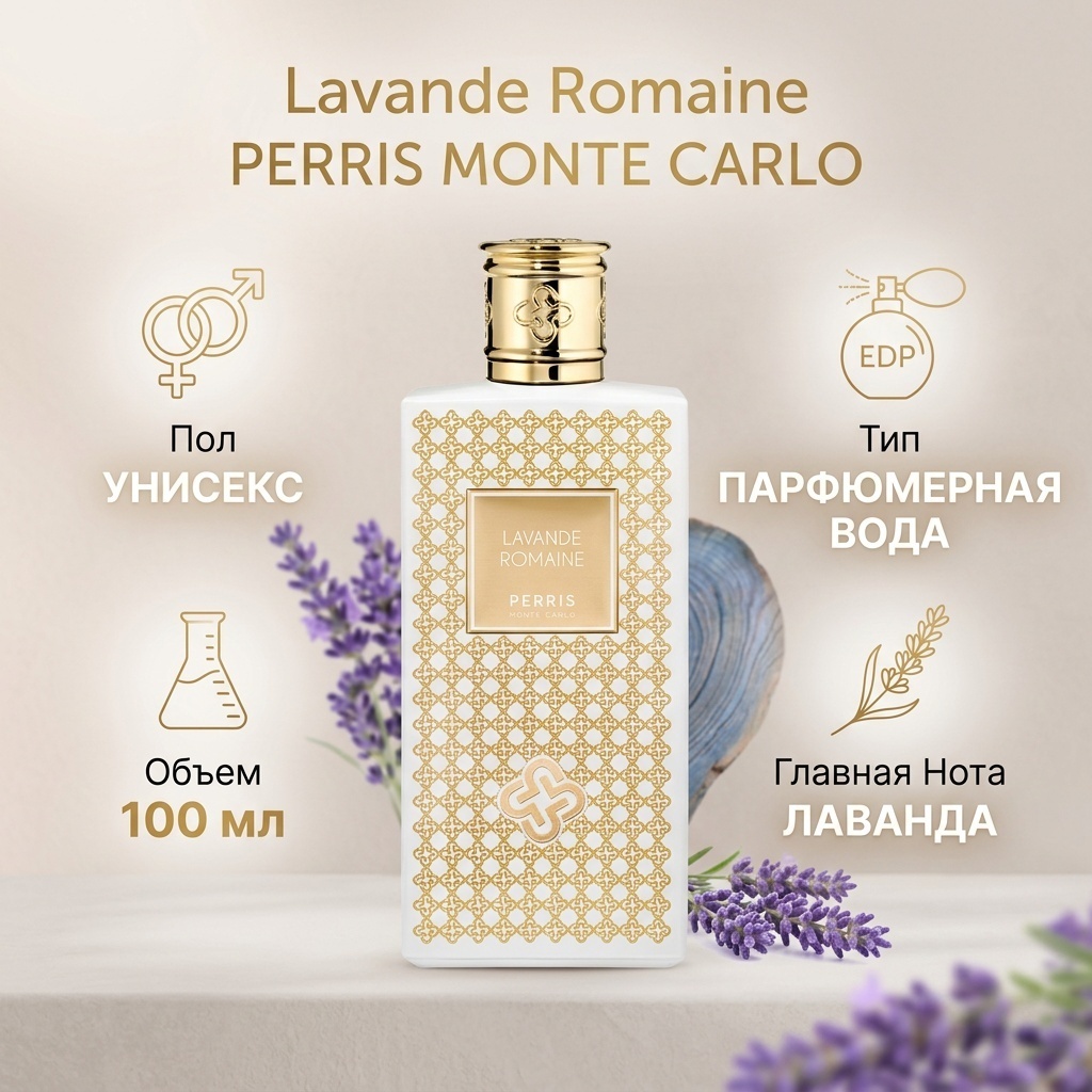 PERRIS MONTE CARLO Lavande Romaine парфюмерная вода EDP 100 мл, унисекс
