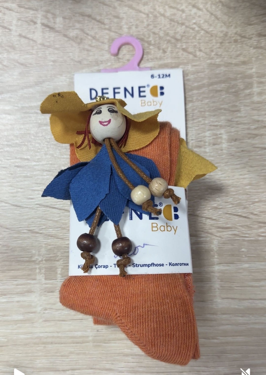 Колготки DEFNE оранжевый