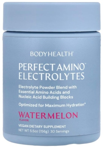 Посттренировочный комплекс BodyHealth Perfect Amino , электролиты, арбуз, 156 г арбуз