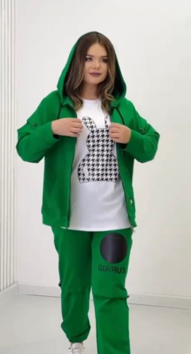 Спортивный костюм Kanykei Fashion зеленый