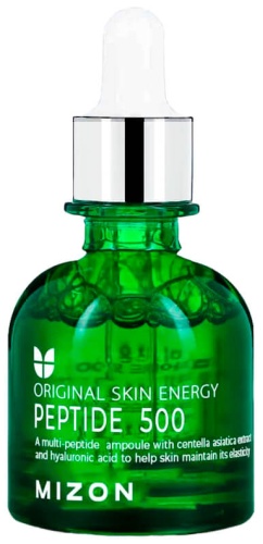 MIZON сыворотка Пептидная антивозрастная сыворотка Original Skin Energy Peptide 500 для лица, для зоны декольте 30 мл