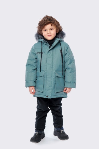 Зимняя куртка Uki kids зеленый, бирюзовый