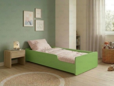 Детская кровать SQC K101 L-01, 75x145 см, зеленый