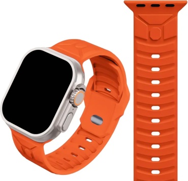 Ремешок BOGEMA для Apple Watch Series 10, Watch Series 11 оранжевый