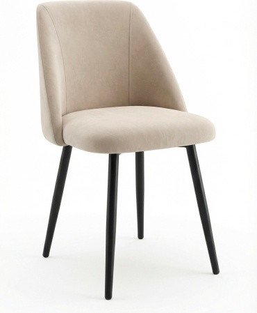Стул ДИК DikLine 335 B03 BEIGE, 85x47x54 см, бежевый 1 шт.