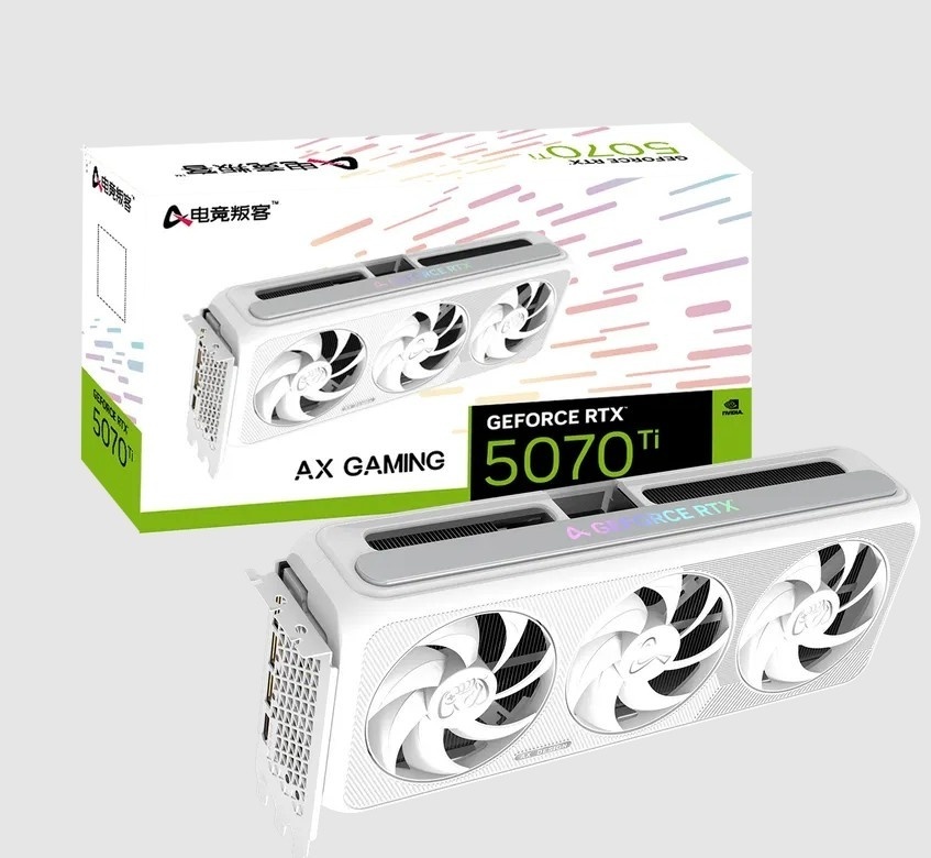 Видеокарта AX Gaming Renegade AX GeForce RTX 5070 TI X3W 16GB 16 Гб