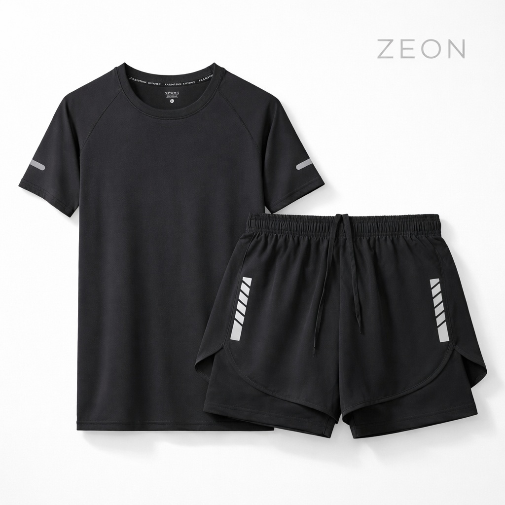 Спортивный костюм ZEON черный