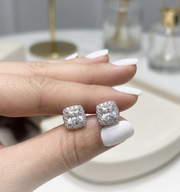 Пусеты Arshat Jewels титан, фианит
