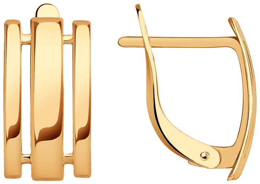Серьги SOKOLOV EAR-SO-585-096160 вес 1.68 г золото, без вставок