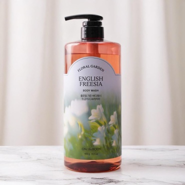 ON THE BODY Гель Для Душа ENGLISH FREESIA гель 900 мл
