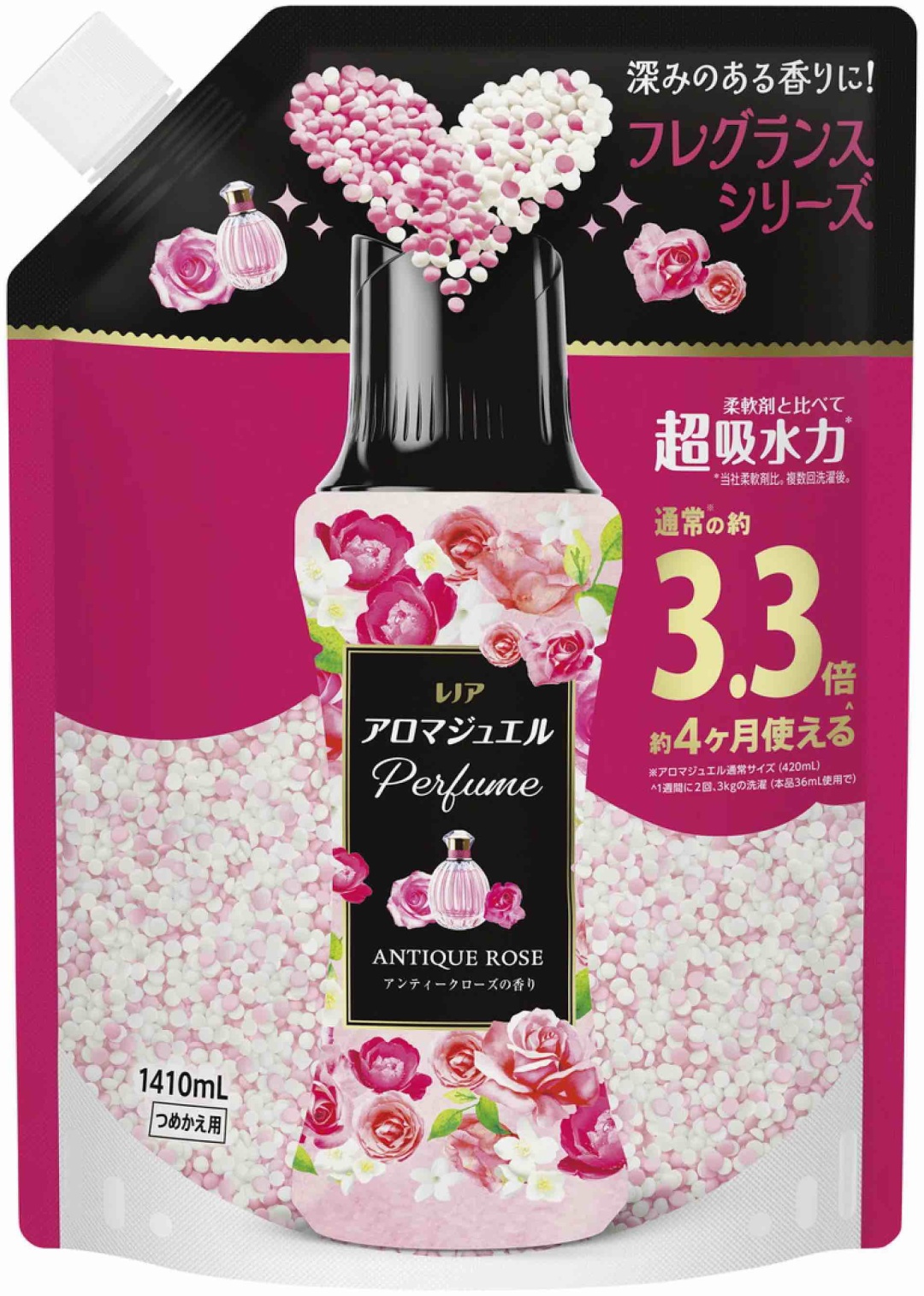 P&G кондиционер Ароматические гранулы для стирки Aroma Jewel Premium Antique Rose 1410 г