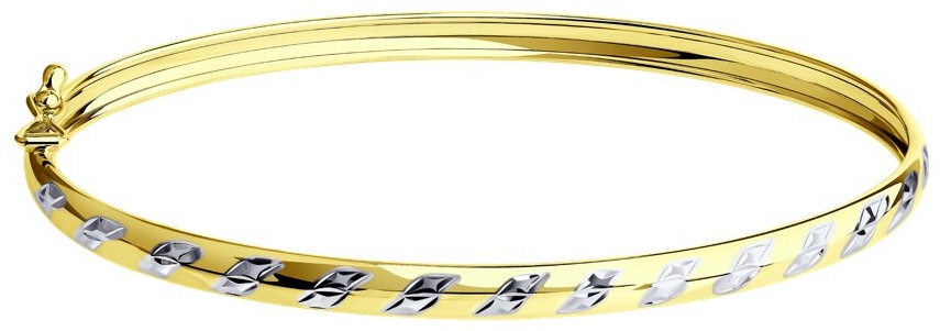 Diamant 9489199 длина 17 см, вес 4.7 г золото, плетение отсутствует