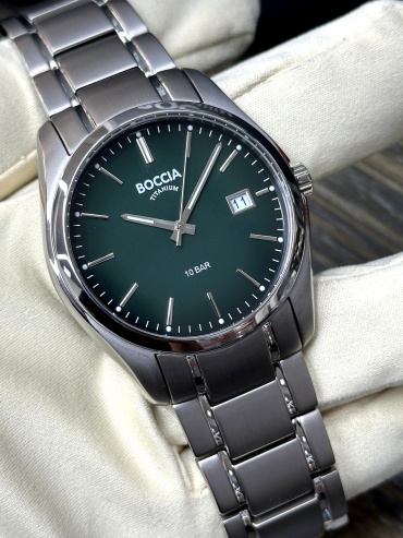 Кварцевые Boccia Titanium 3388-19Z титан