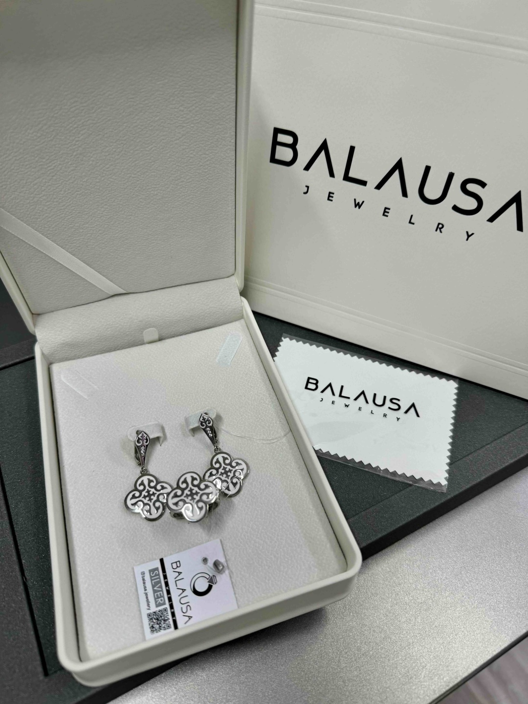 Balausa Jewelry ZH103 вес 12.1 г серебро, фианит