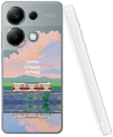Чехол Mcover для POCO Redmi Note 13 Pro, Poco M6 Pro рисунок