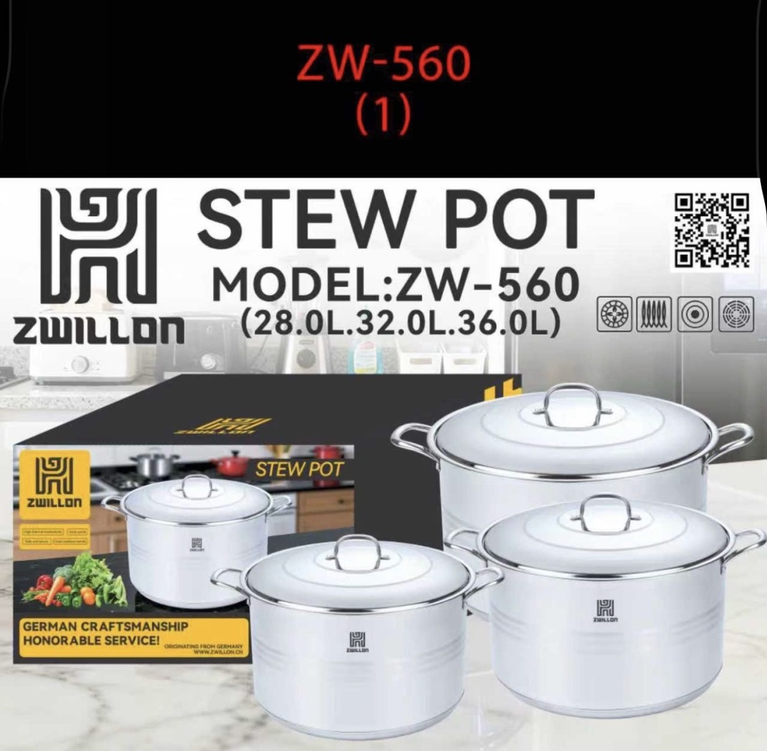 Набор кастрюль ZWILLON ZW-560 3 в 1