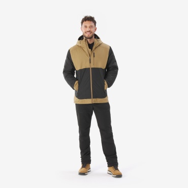 Зимняя куртка Decathlon черный, коричневый