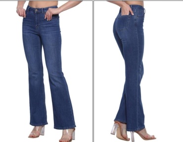 Джинсы клеш Jeans Town синий