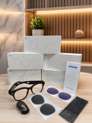 AI SMART GLASSES солнцезащитные очки круглые однотонные