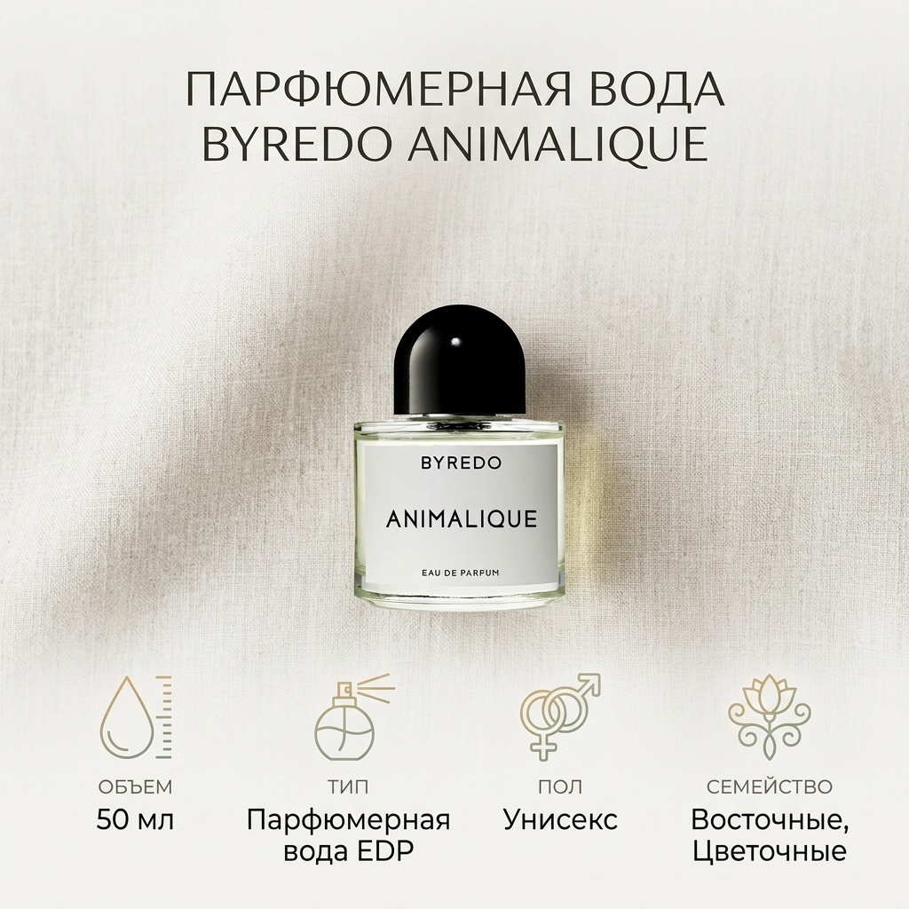 Byredo Animalique парфюмерная вода EDP 50 мл, унисекс