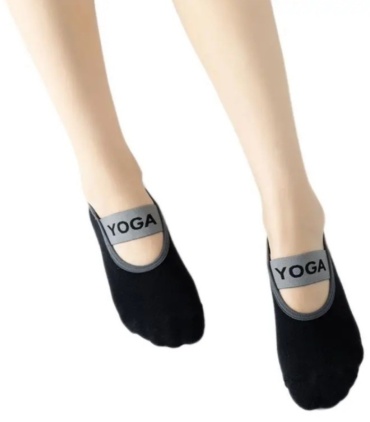 Носки YOGA SOCKS 1 пара черный, серый 33-39