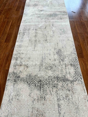 Ковровая дорожка Bal Carpet короткий ворс, хлопок, вискоза, бамбуковый шелк, 100 см x 3.4 м