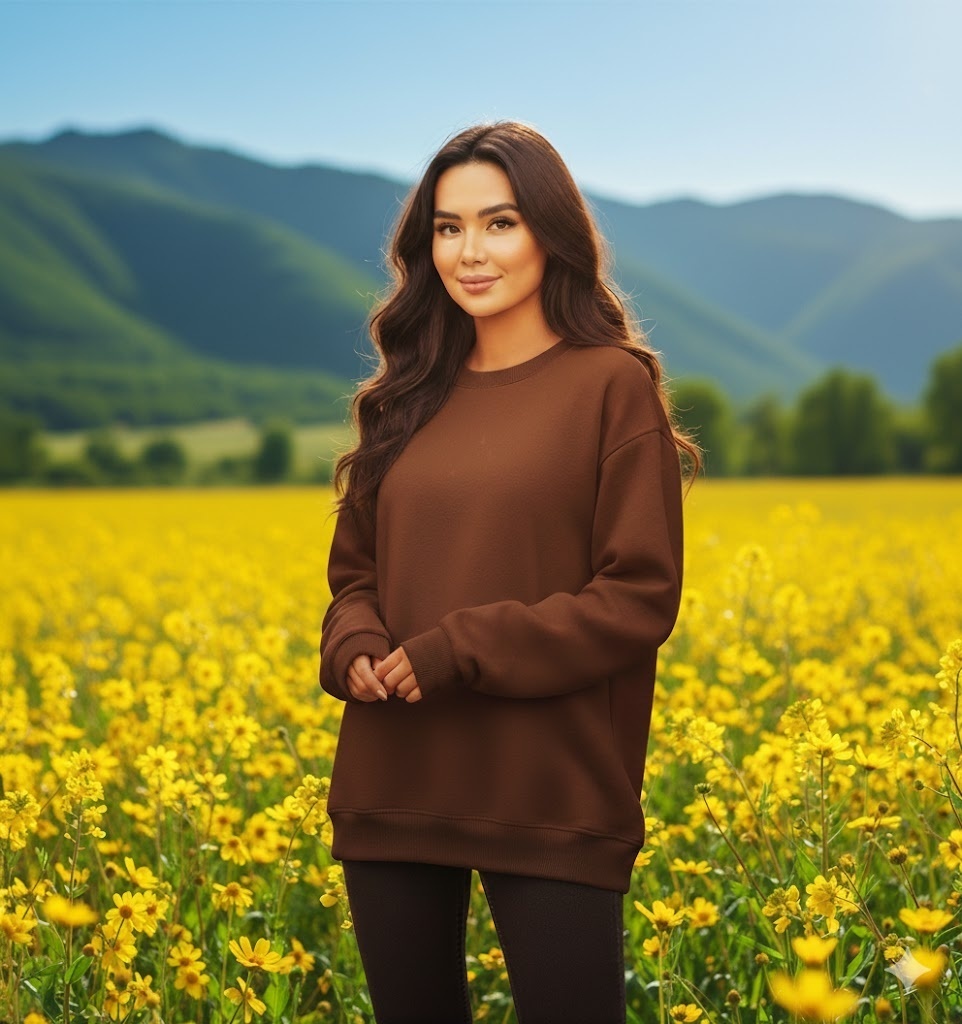 Свитшот ATIKA коричневый
