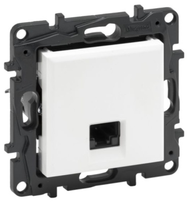 Компьютерная розетка (RJ45) Legrand Niloe Step 863159B, белый