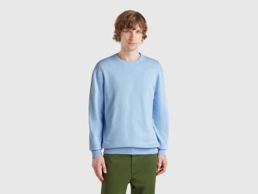 Джемпер UNITED COLORS OF BENETTON голубой