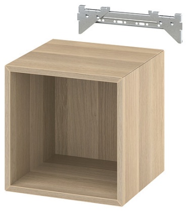 Полка IKEA EKET, 35х35x35 см, коричневый