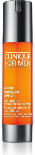 Clinique гель Увлажняющее средство, наполняющее кожу энергией с SPF 40 Clinique For Men Super Energizer Anti-Fatigue Hydrating Concentrate SPF 40 для лица 50 мл
