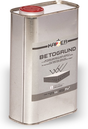 Грунтовка KAIZER Betogrund 1 л, желтый