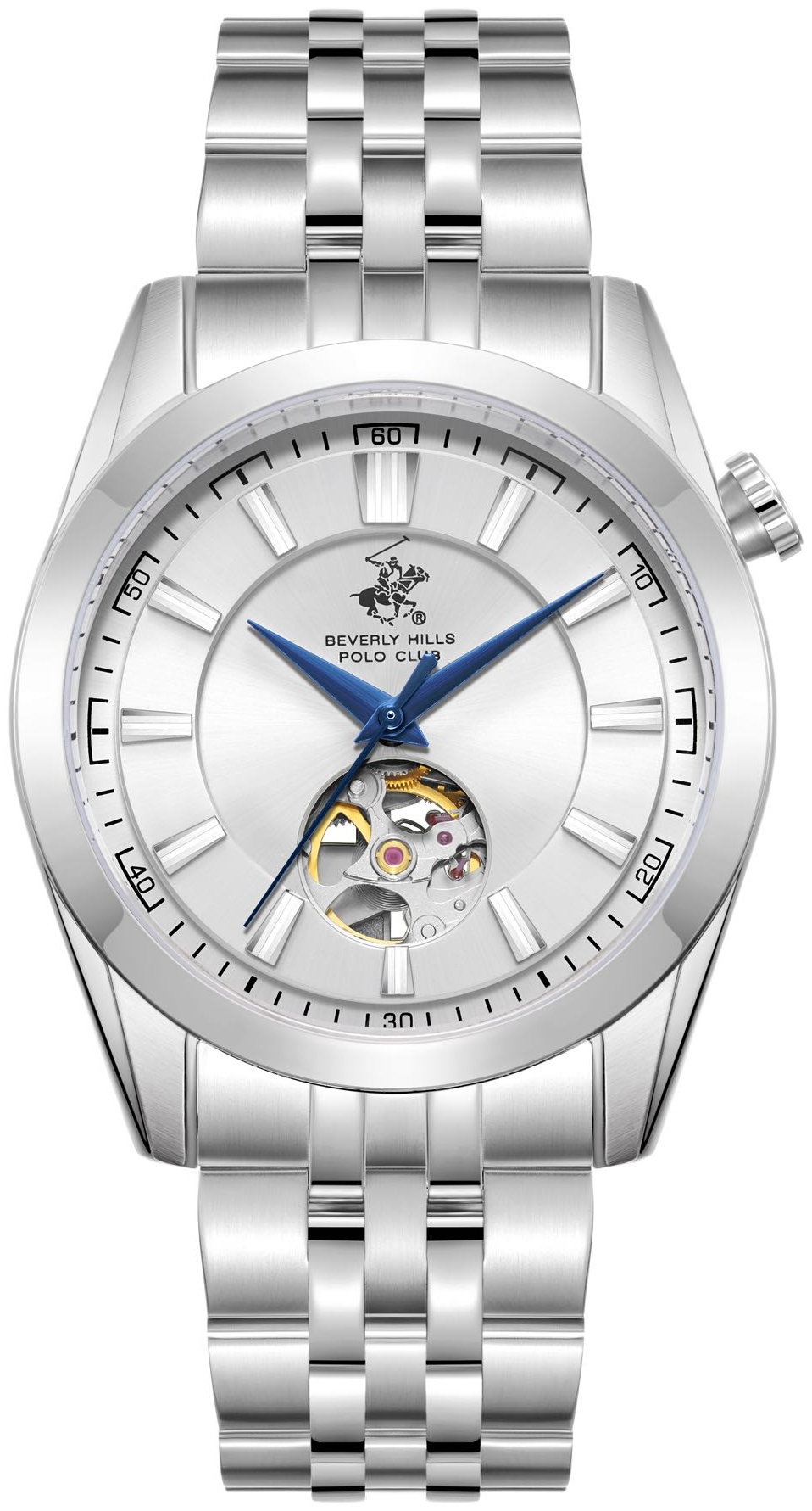 Механические Beverly Hills Polo Club BP3816X.330 нержавеющая сталь