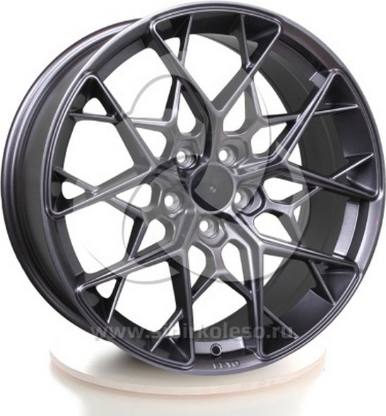 FF 10 (1380) Dark Gun Metal 66.6 8.5x19/5x112 D66.6 ET40 4 диска черный, серебристый, графит