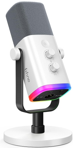 Микрофон Fifine AM8 white белый
