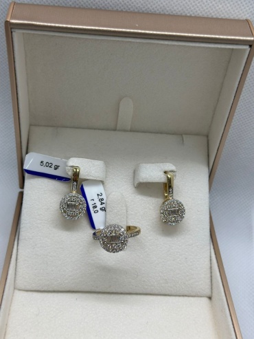 MIRSADO GOLD 5785 вес 7.86 г золото, фианит