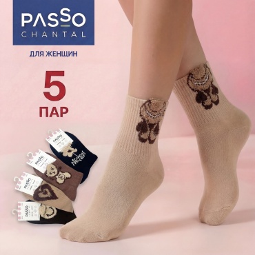 Носки Passo chantal 5 пар мультиколор 35-39