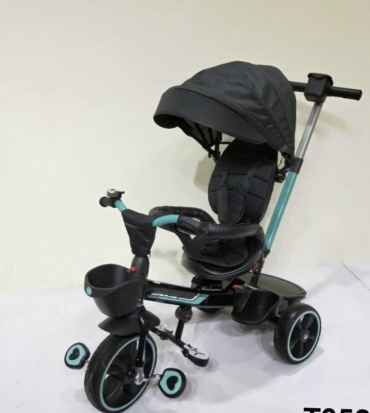 Трёхколёсный велосипед 1TOY 0311 черный