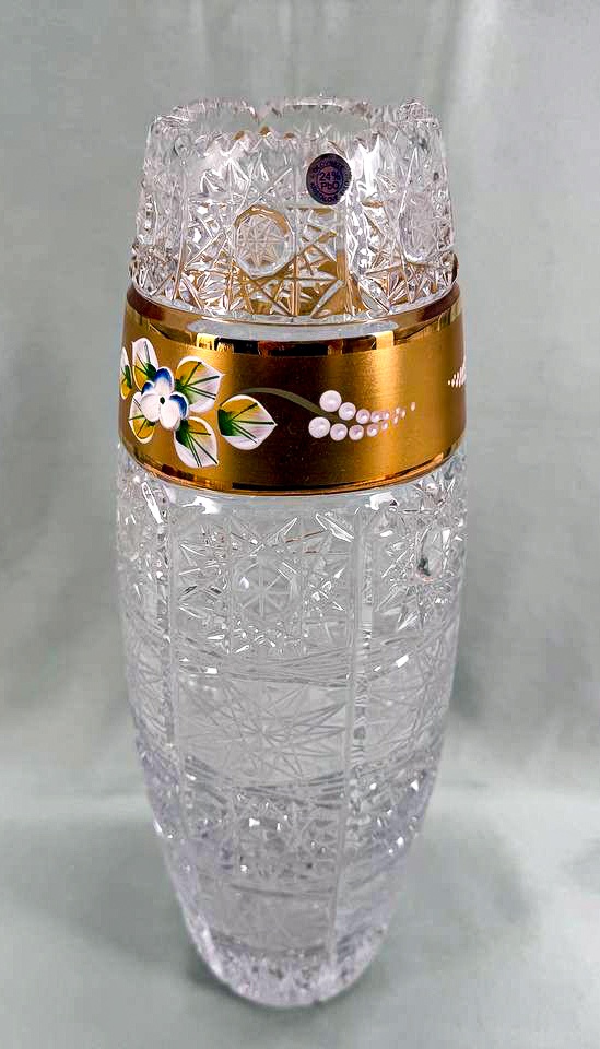 Aurum Crystal ваза 28 см 80Y20/0/72A32/280-K, хрусталь