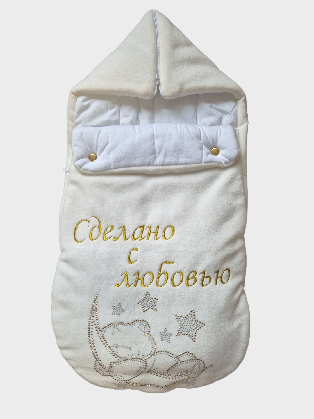 Конверт-мешок HandMade белый, молочный