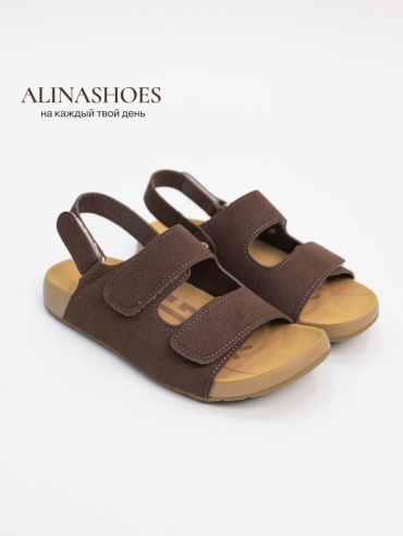 Сандалии alinashoes коричневый