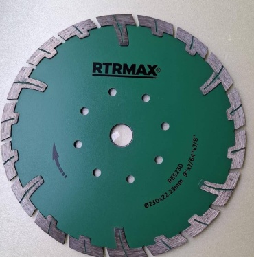 Диск отрезной алмазный 230x22.23х10 мм, RTRMAX RES230