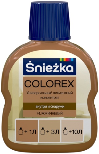 Sniezka концентрат-колер, коричневый, 100 мл