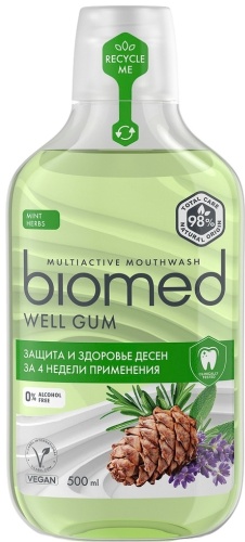 Biomed Well Gum ополаскиватель хвойный 500 мл