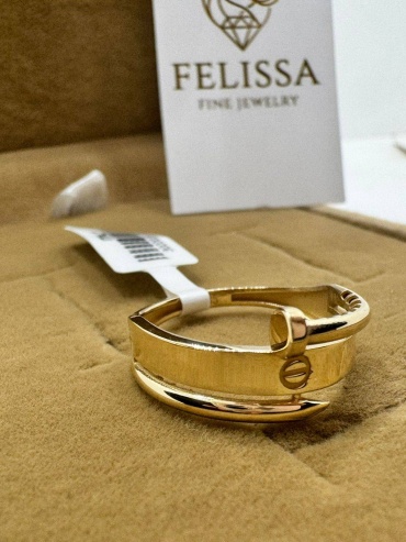 Кольцо Felissas fine 086446 размер 17.5 вес 1.5 г золото, без вставок