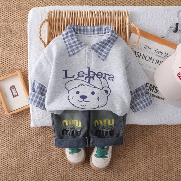 Комплект Hone Baby синий, серый