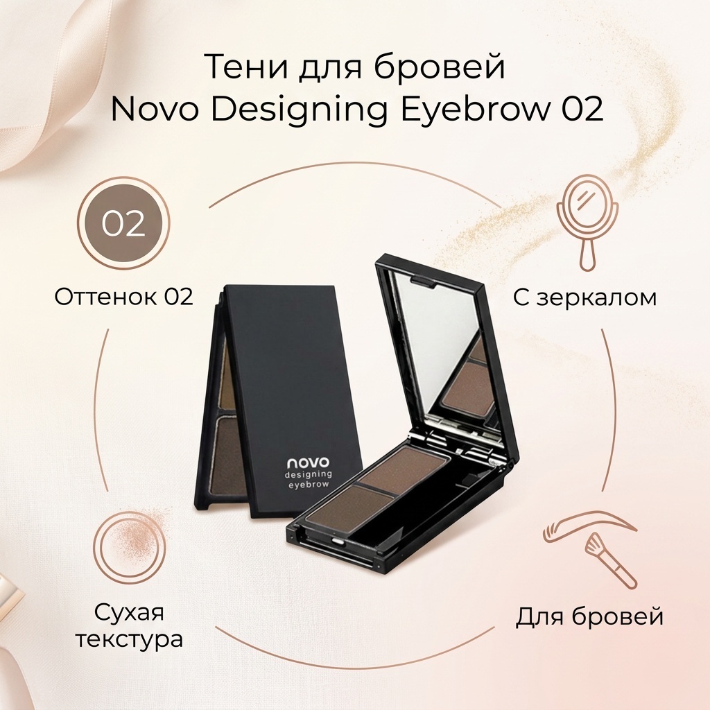 Novo тени Designing Eyebrow 02
