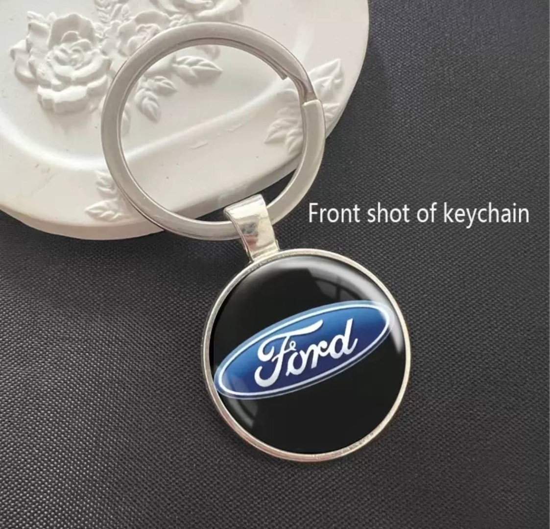Брелок Форд Ford 3см пластик, металл 1 шт